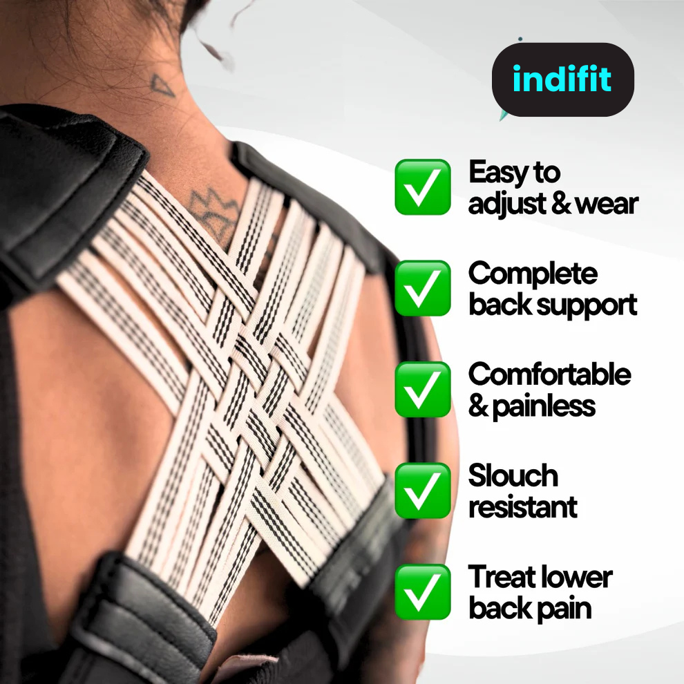 Indifit Adjustable Back Posture Corrector