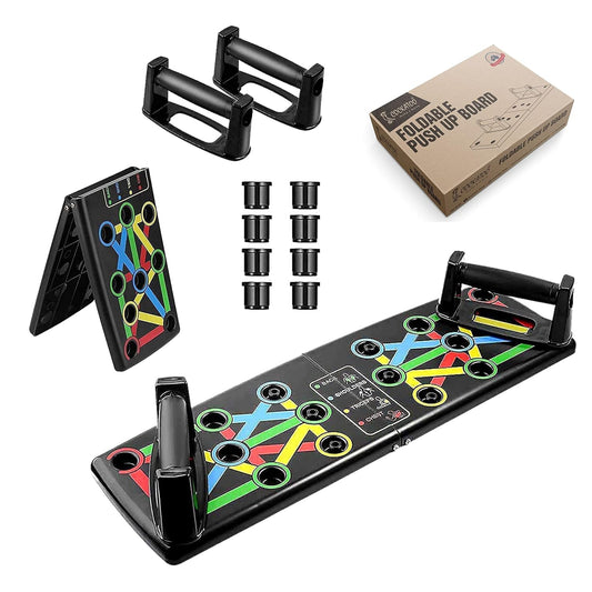 Indifit Pushup Board for Men and Women - Fitness Equipment for Home Gym - Push Up Bar Stand Exercise Equipment
