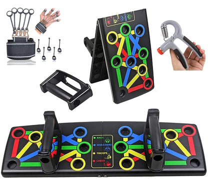 Indifit Pushup Board for Men and Women - Fitness Equipment for Home Gym - Push Up Bar Stand Exercise Equipment
